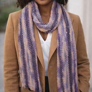 Handmade Mohair Wool Blend Scarf